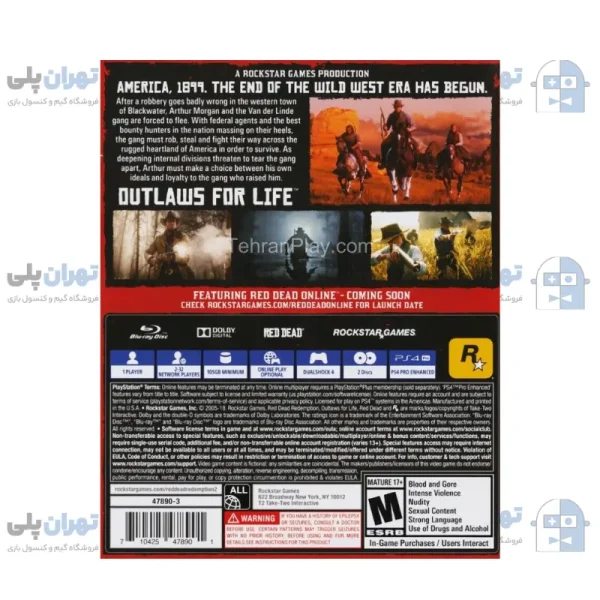 بازی Red Dead Redemption 2 برای PS4 ریجن آل - Image 2