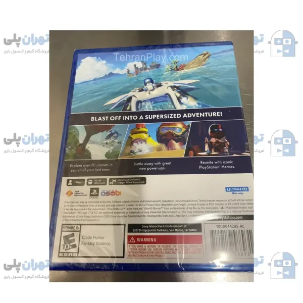 پشت قاب بازی Astro bot