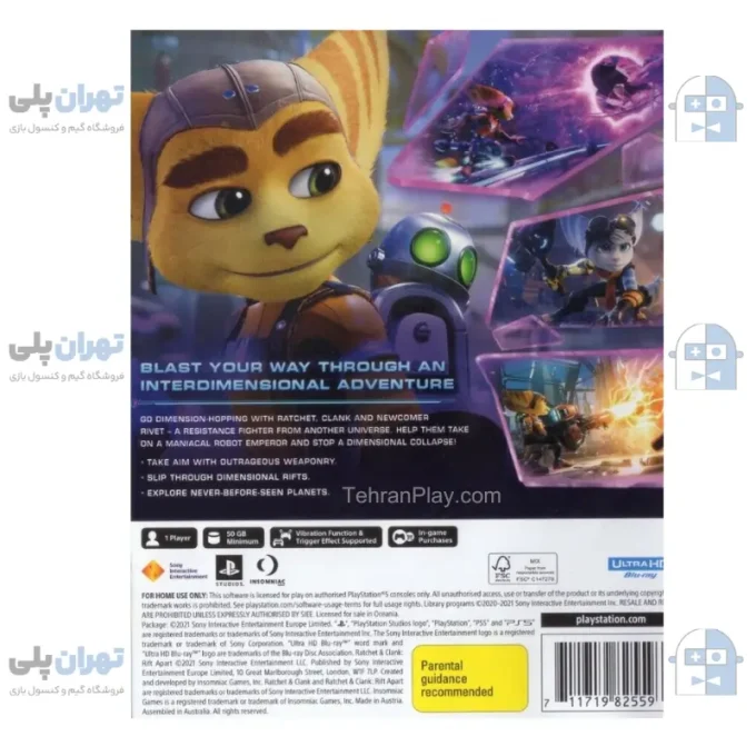 بازی Ratchet & Clank: Rift apart برای PS5