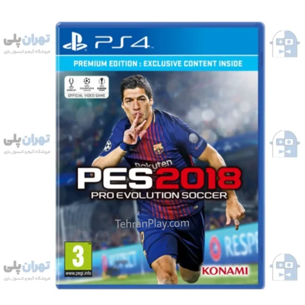 کاور بازی PES 2018 برای ps4