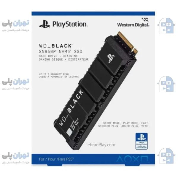 عکس حافظه اس اس دی WD Black SN850 - 1TB برای ps5