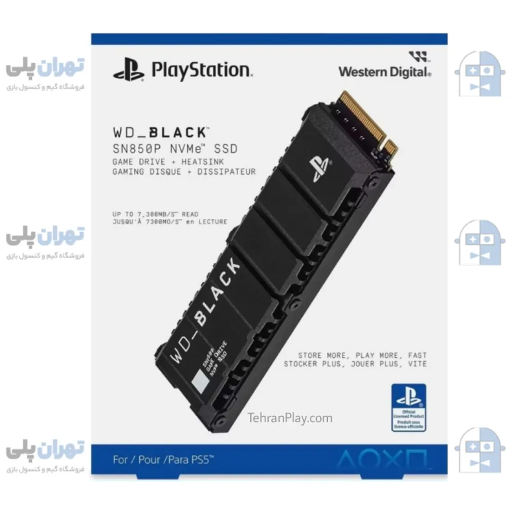 عکس حافظه اس اس دی WD Black SN850 - 1TB برای ps5