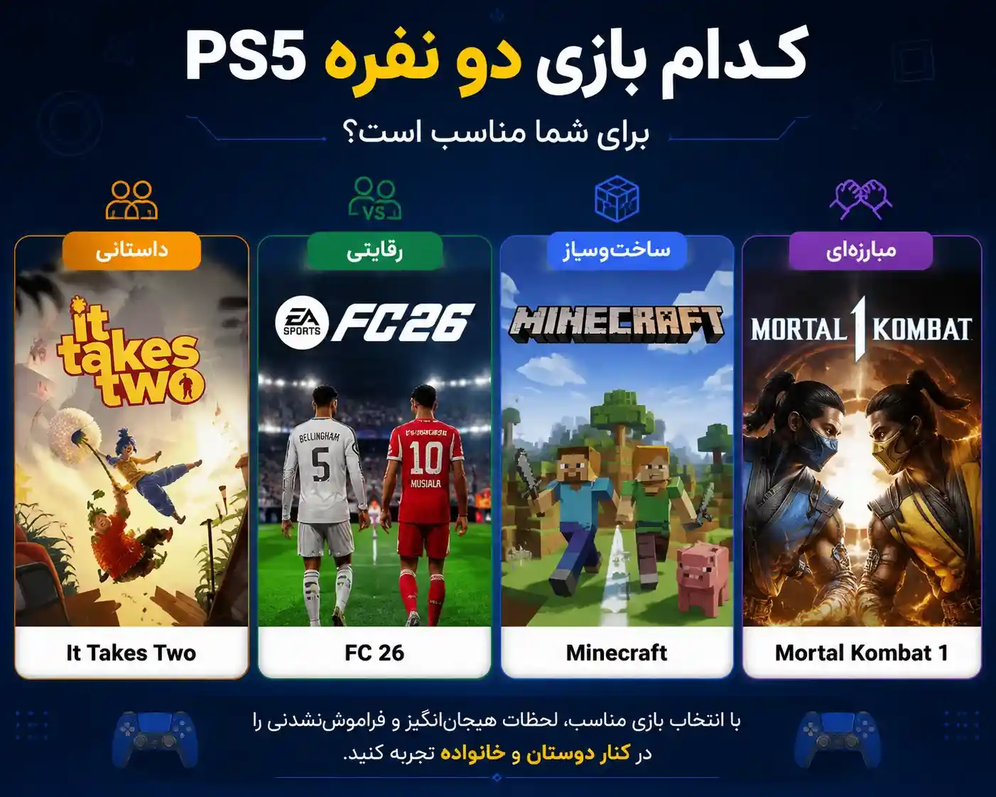 بهترین بازی دونفره ps5 